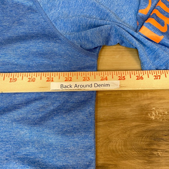 Columbia PFG Long Sleeve Fishing Shirt Blue XL Men Graphic Logo - Picture 9 of 10